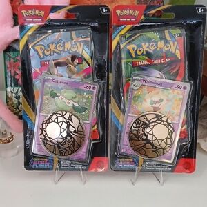 Pokemon Cottonee and Whimsicott Card Pack with Gold Coins